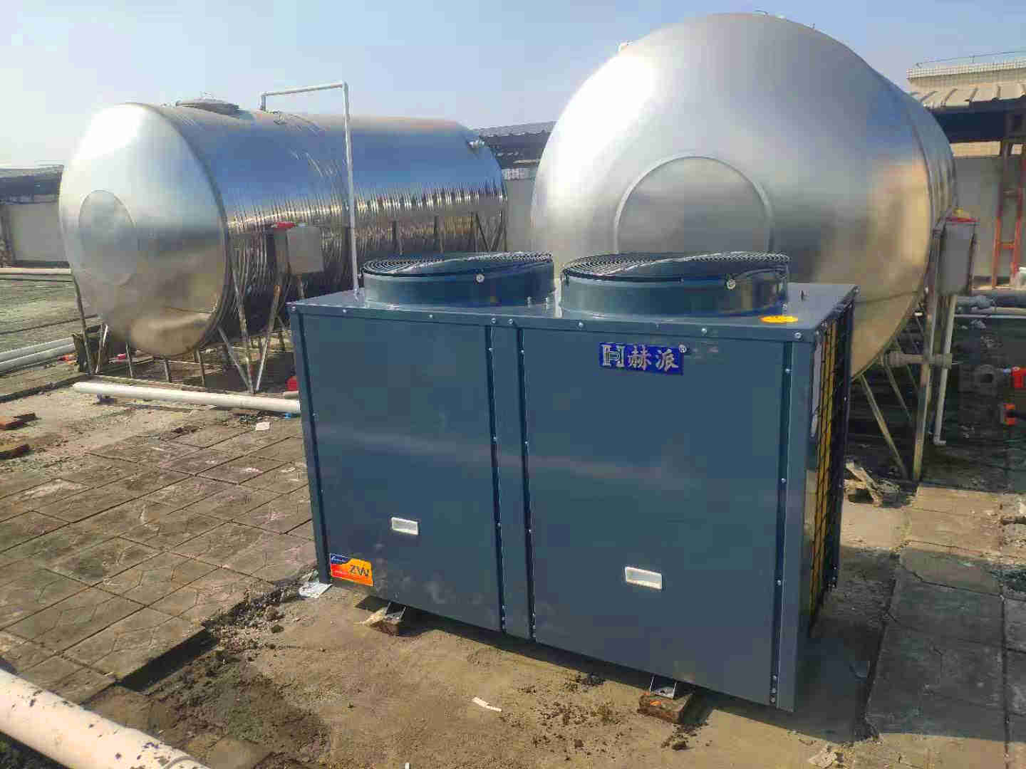 空氣源熱泵熱水工程機(jī)組的設(shè)計(jì)、安裝、計(jì)算詳解